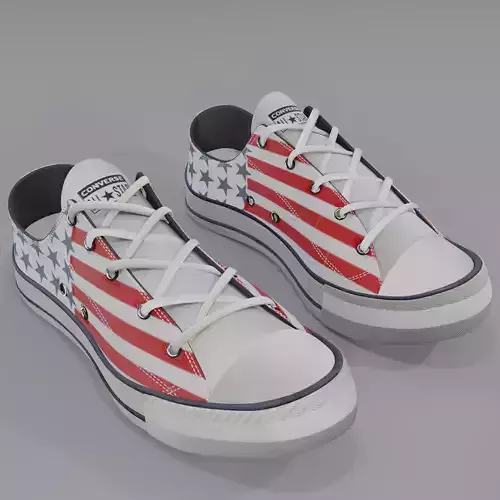 Conver All Stars Low  Blue Stars Lines Red