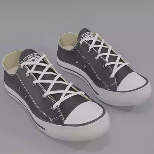 Conver All Stars Low  Black