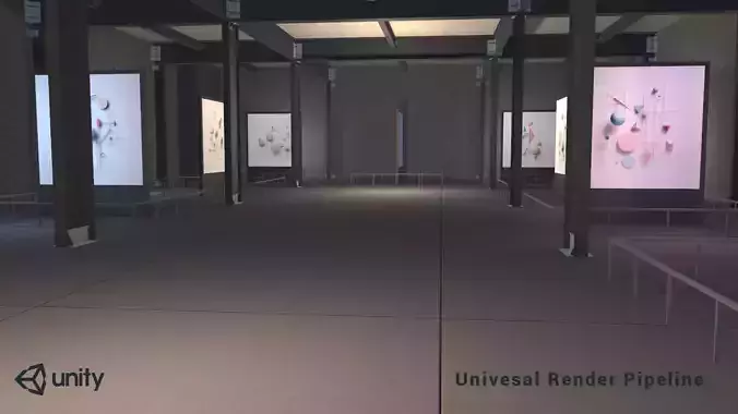 Modular Art Gallery 02 Unity Asset