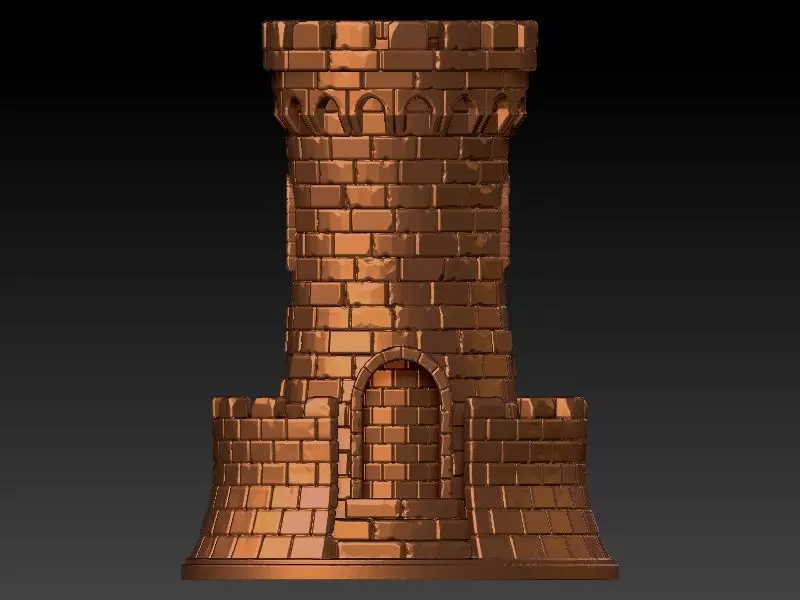 Rook CHESS HIP HOP 3D print model