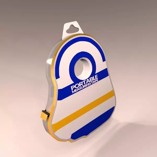 Measuring Tape Low-poly 3D model
