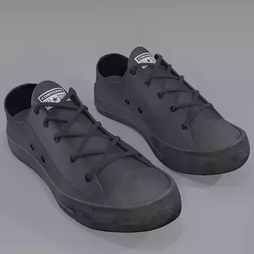 Conver All Stars Low  Black-Black