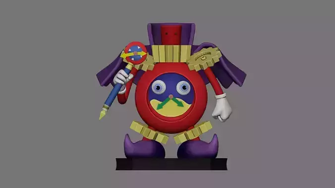 TIME WIZARD SCULPT  TIME WIZARD CARD YUGI OH 3D print model