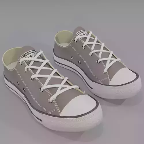 Conver All Stars Low  Brown 3D model
