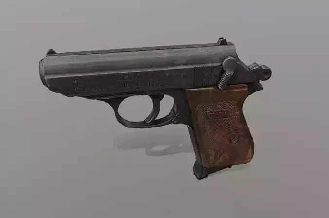 alarm gun pk 800 3D model