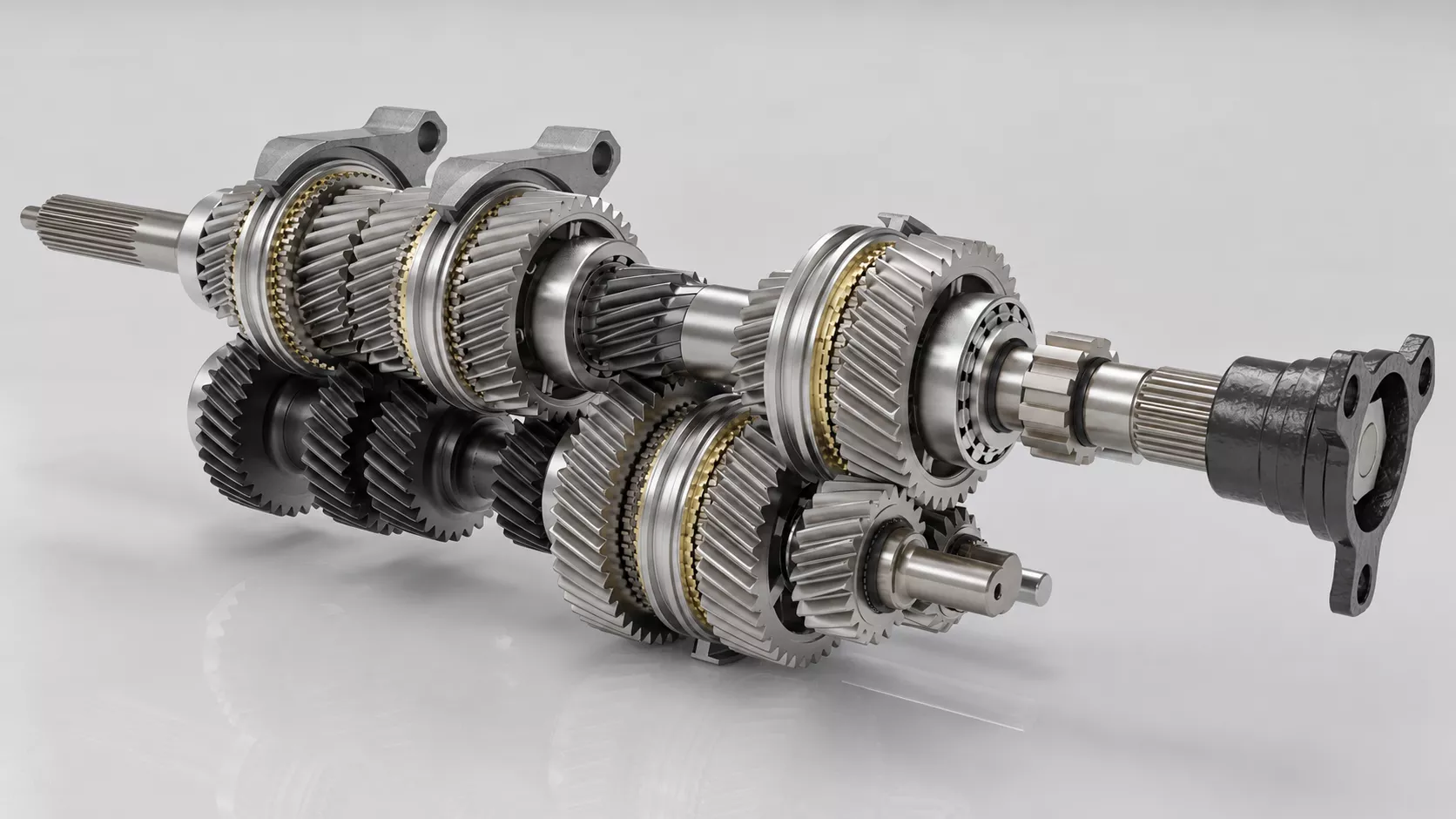 6 Speed Manual Transmission Gear Set 3D model