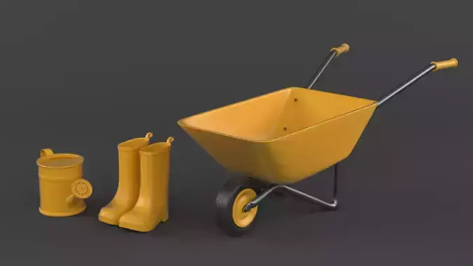 Wheelbarrow 3D model