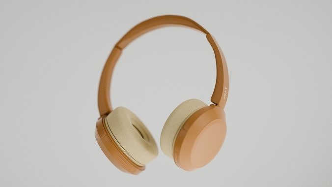 Sony-Inspired Noise-Free 3D Headphone Model 3D model