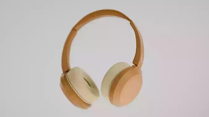 Sony-Inspired Noise-Free 3D Headphone Model 3D model