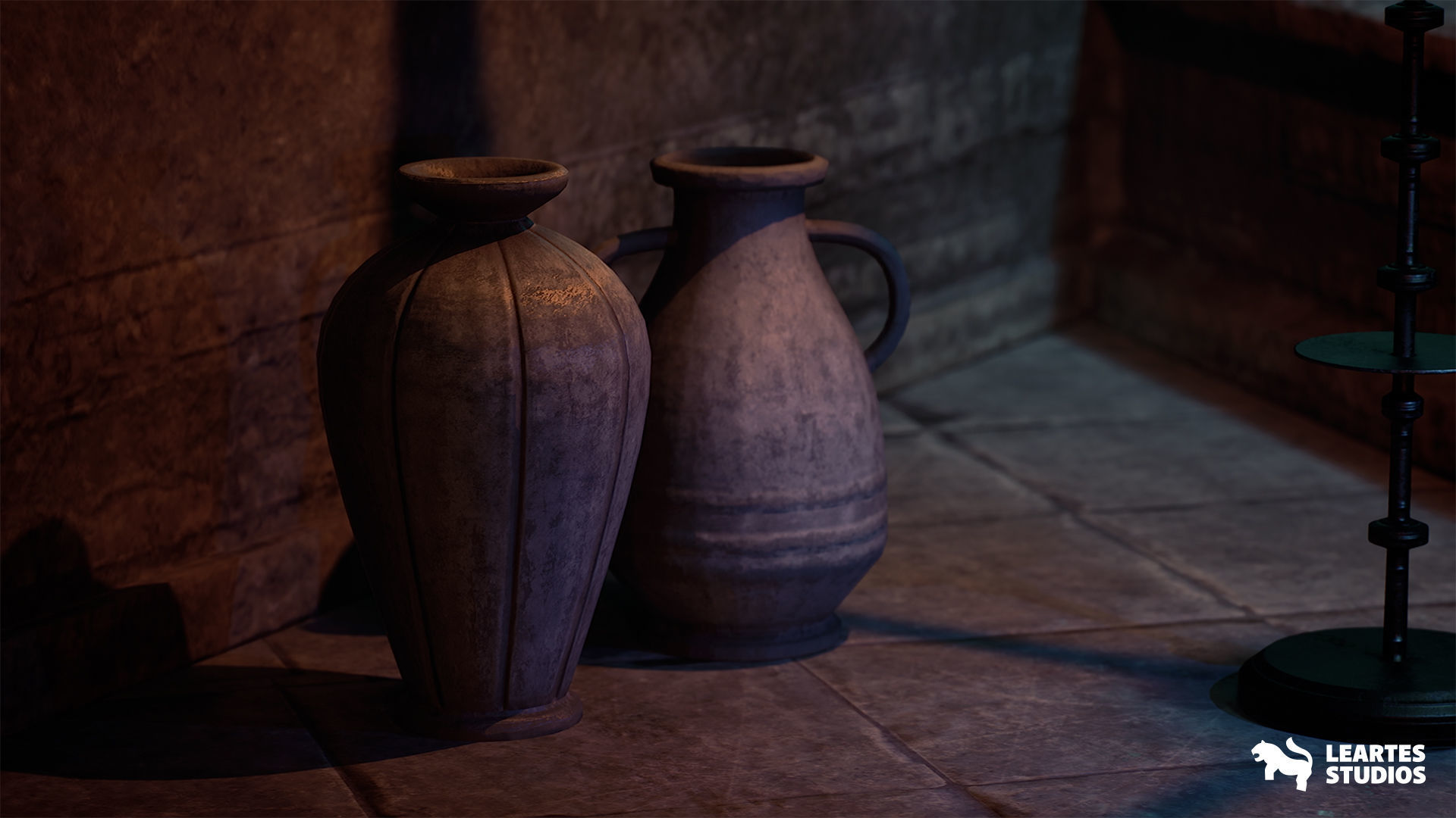 Old Cathedral Environment Low-poly 3D model_14