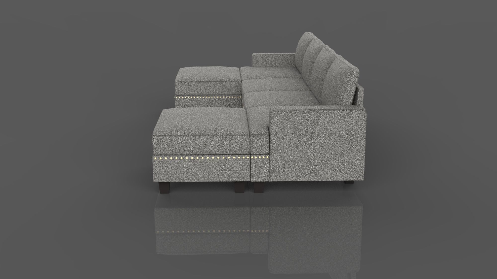 sofa set 3D model_2