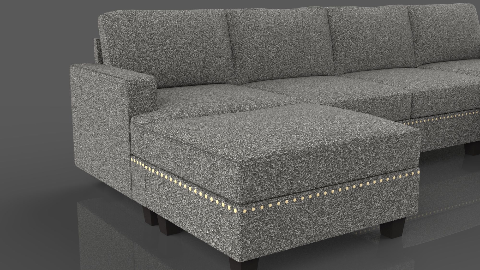 sofa set 3D model_4