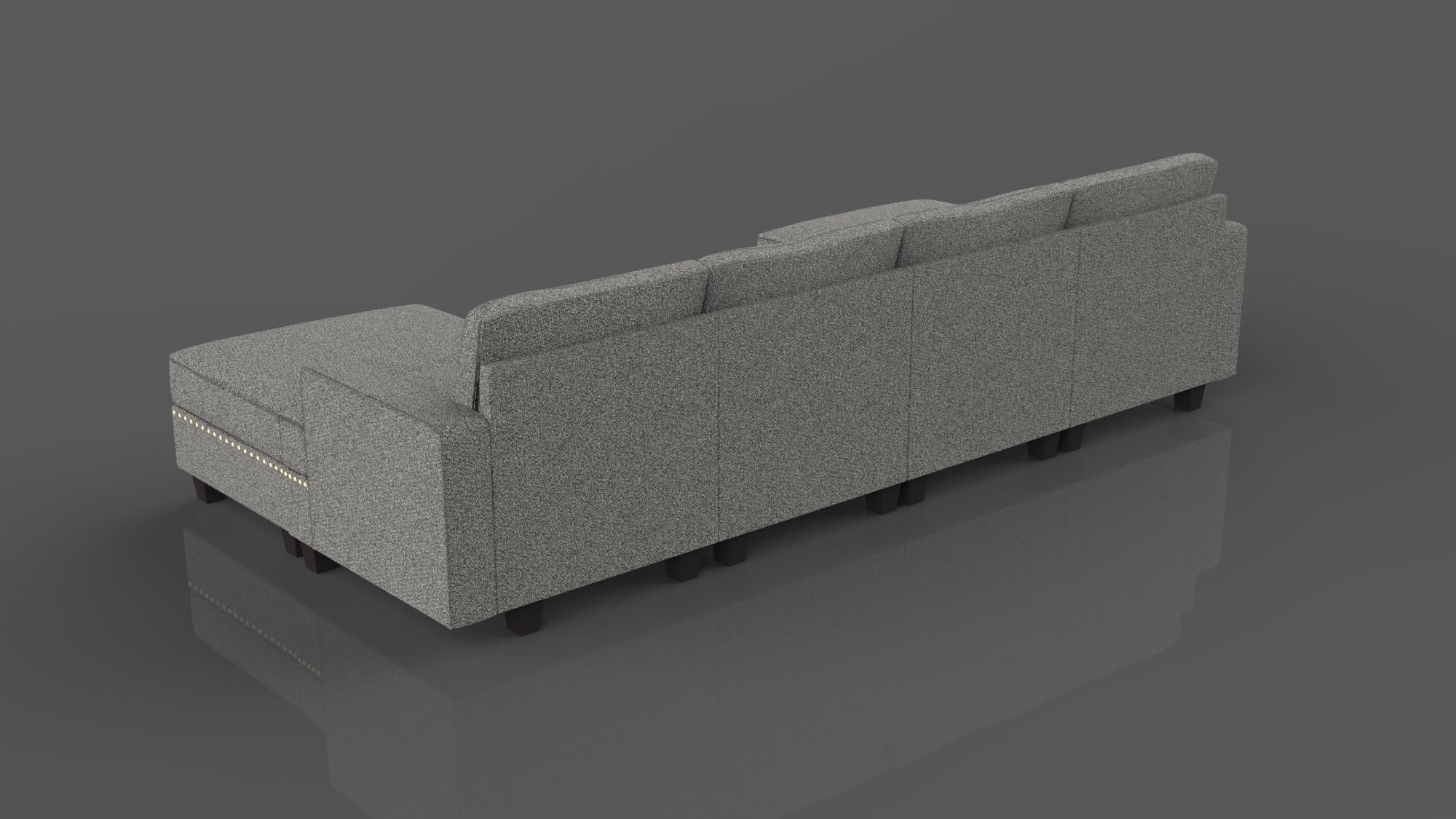 sofa set 3D model_3