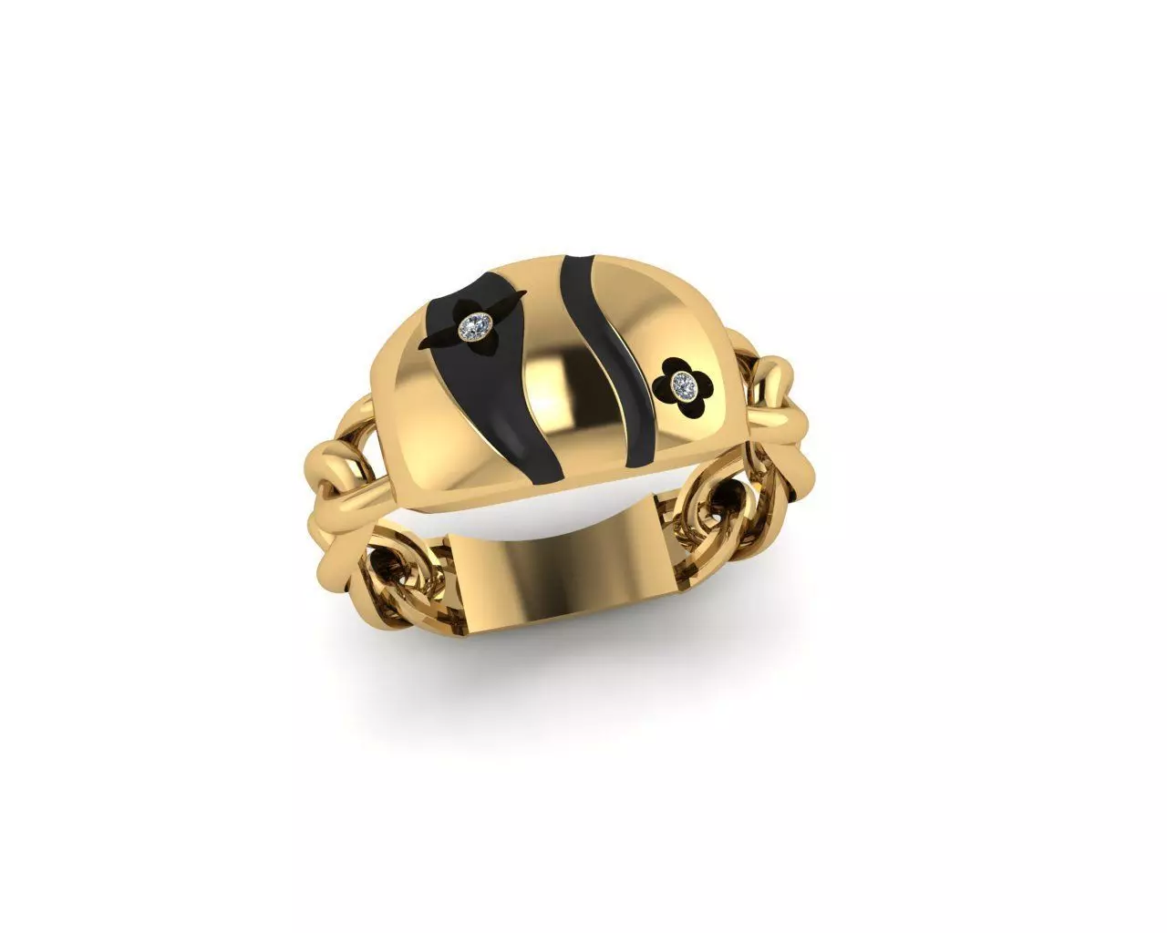 Rings 3D print model_0
