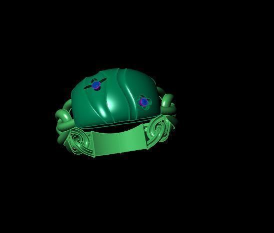 Rings 3D print model_2