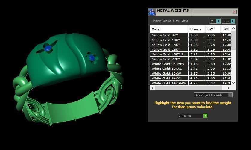 Rings 3D print model_3