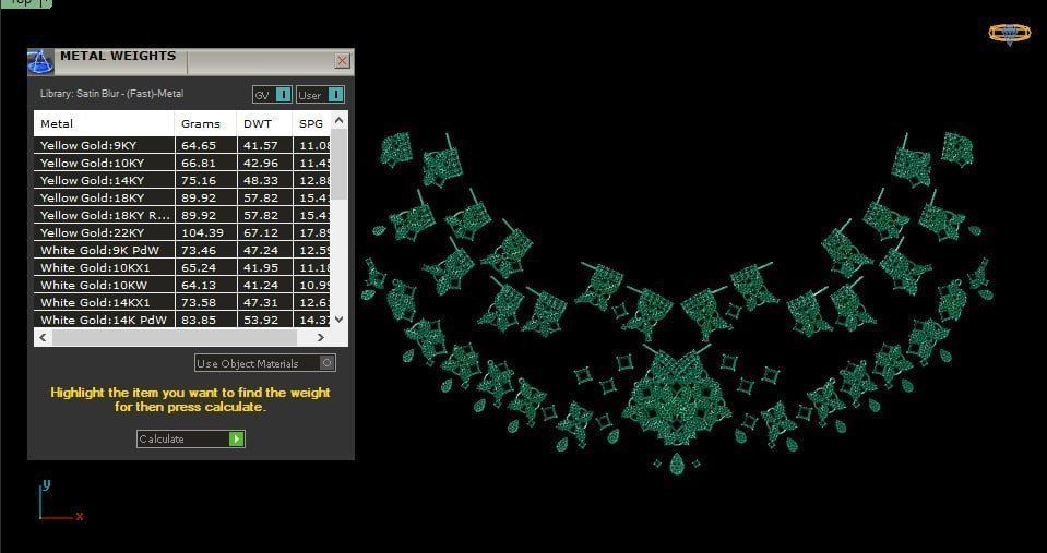 fully moveable dynamic  necklace 3D print model_8