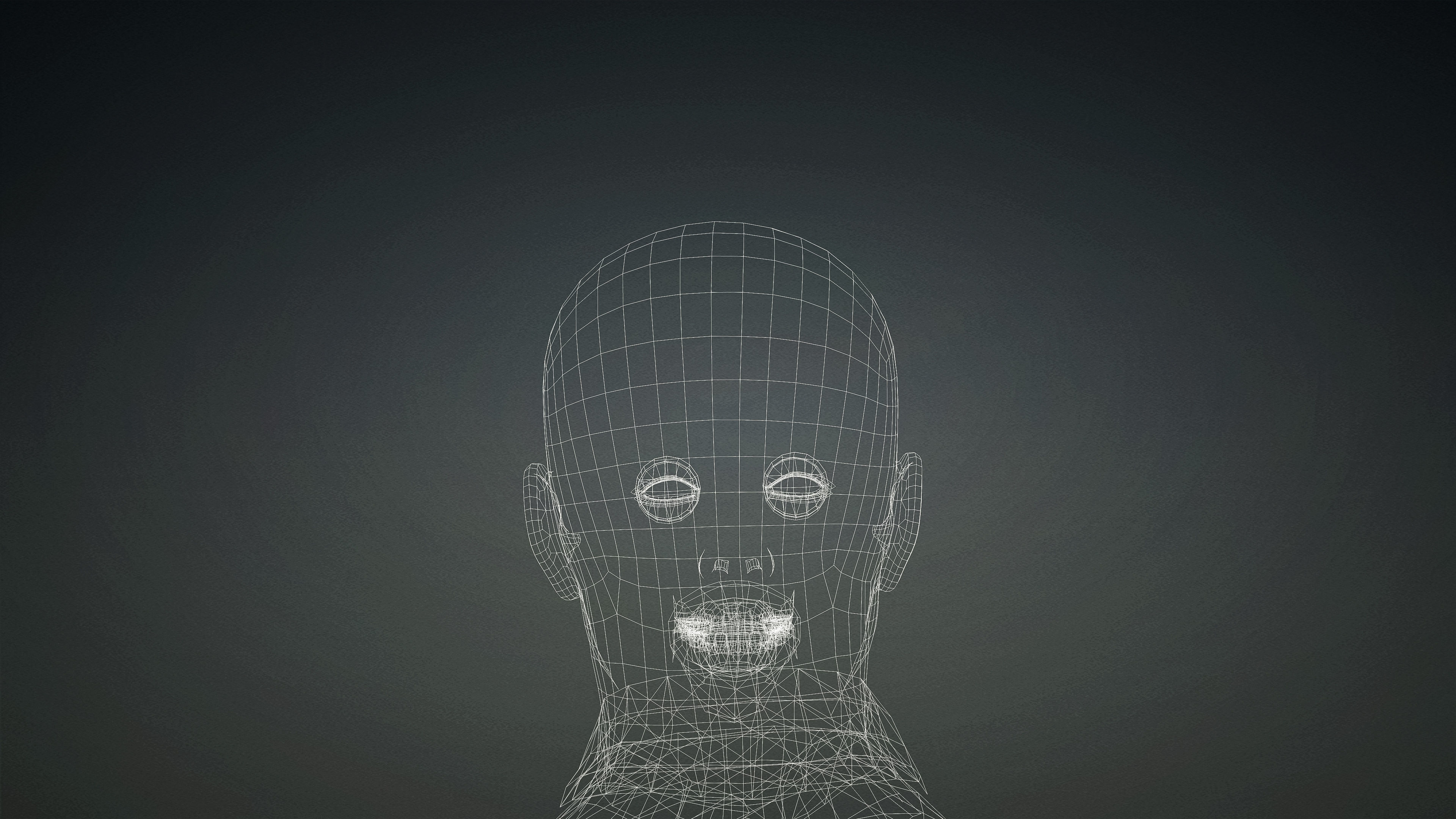 High Quality Realistic Male Black Vest Low-poly 3D model_22