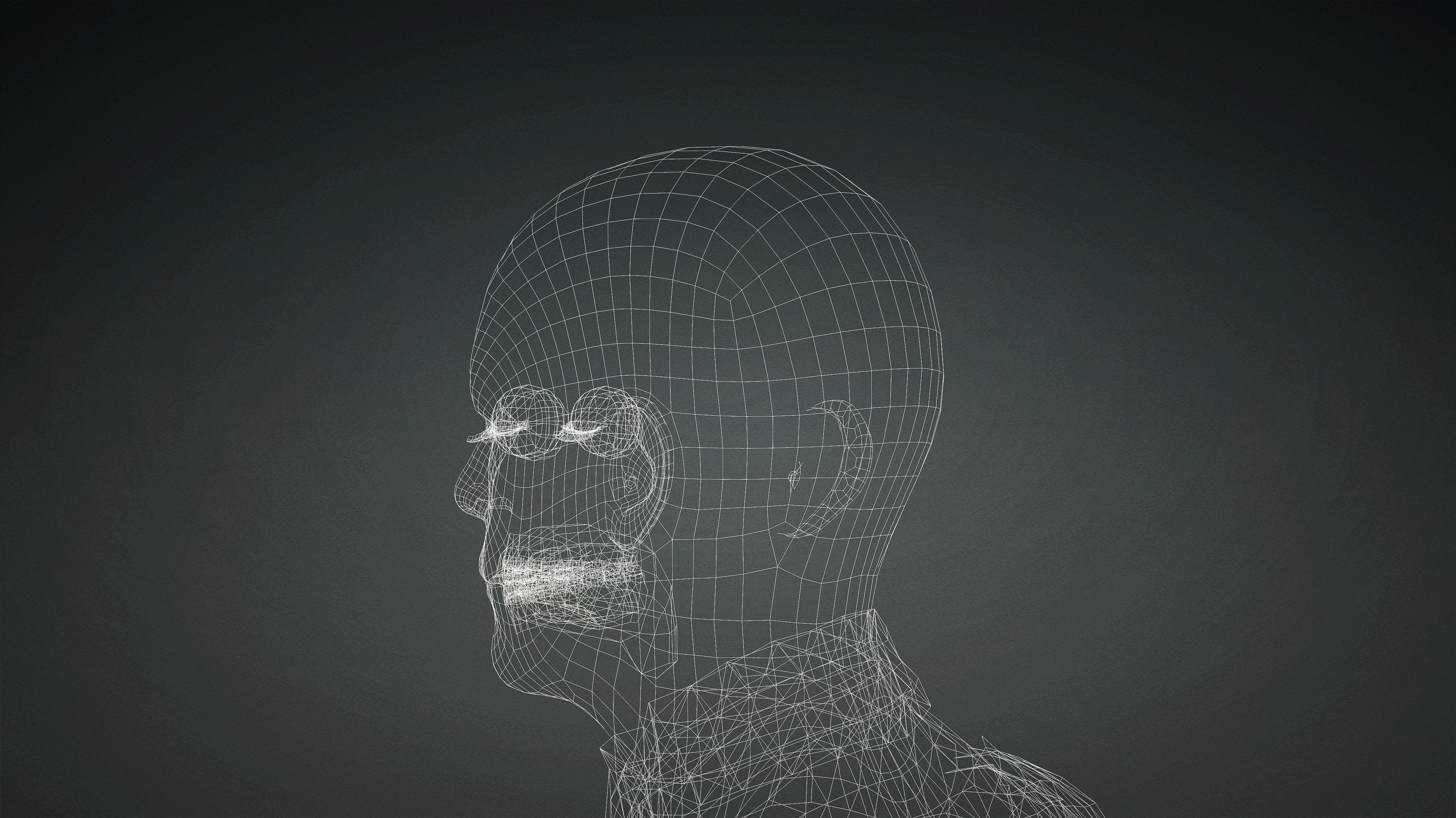 High Quality Realistic Male Black Vest Low-poly 3D model_20