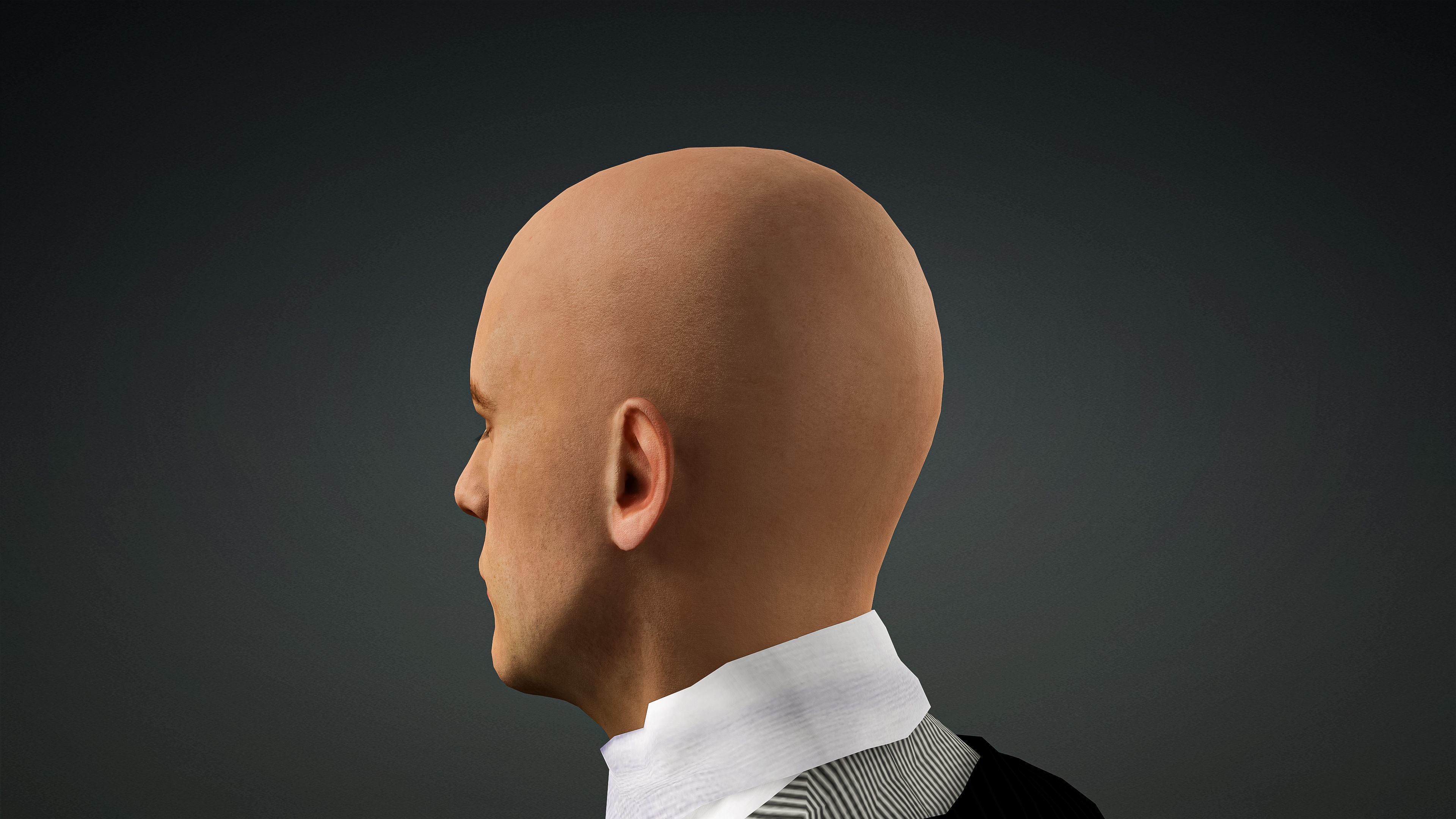 High Quality Realistic Male Black Vest Low-poly 3D model_13