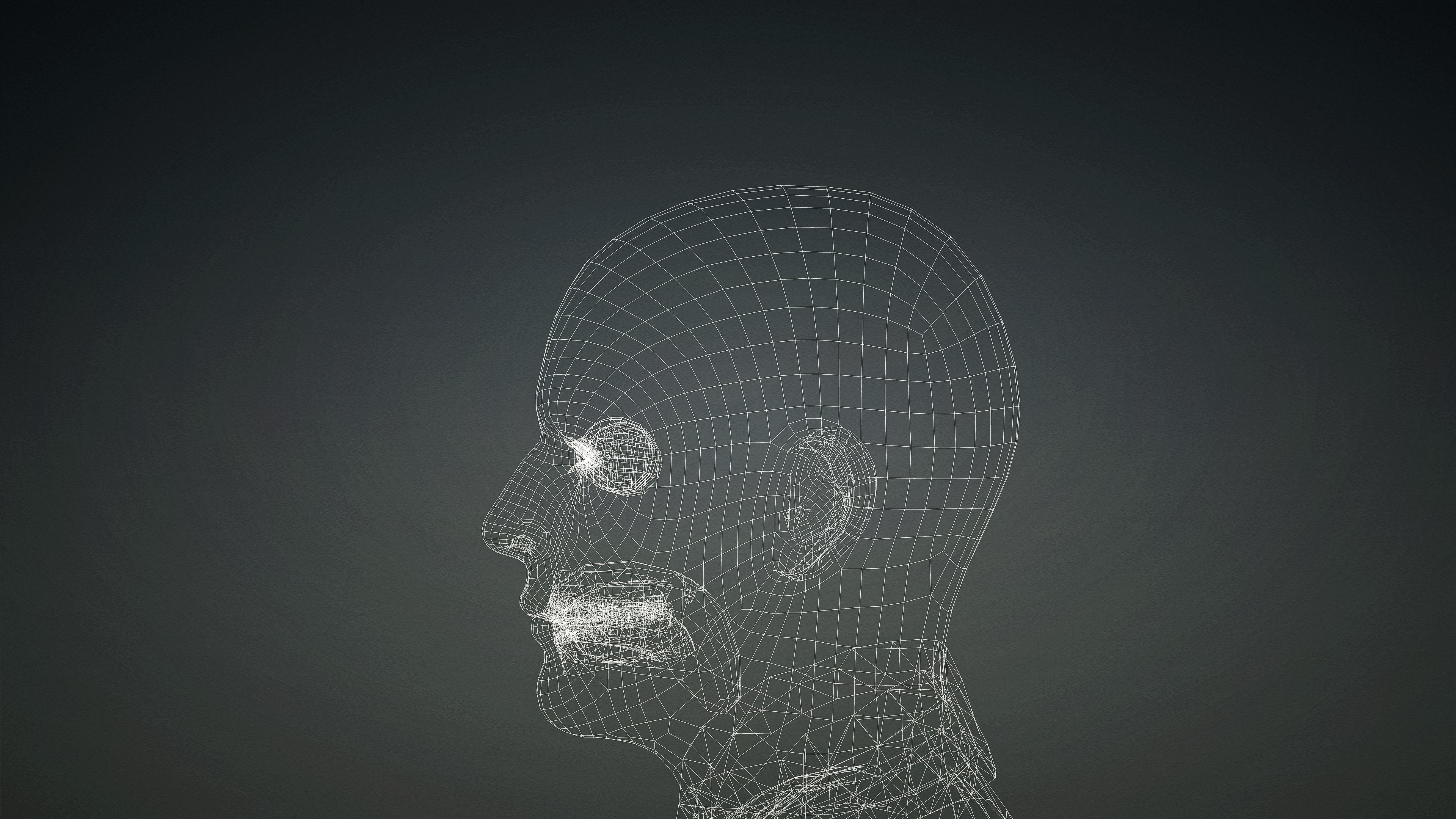 High Quality Realistic Male Black Vest Low-poly 3D model_19