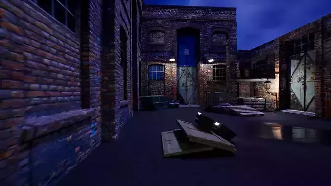 3d Environment Design in Unreal Engine 5 3D model