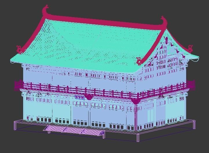 Chinese Ancient buildings 3D model_20