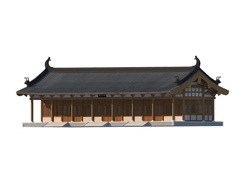 Chinese Ancient buildings 3D model_10