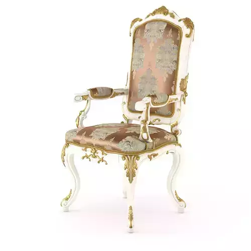 Royal Classic Armrest Chair 3D model