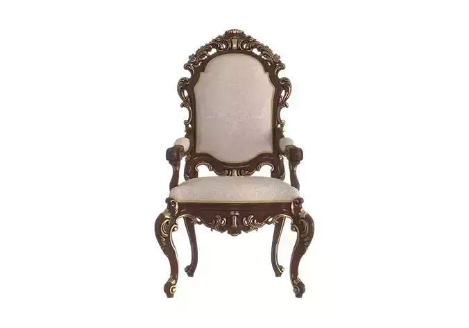 The Baroque Splendor Armchair by Modenese