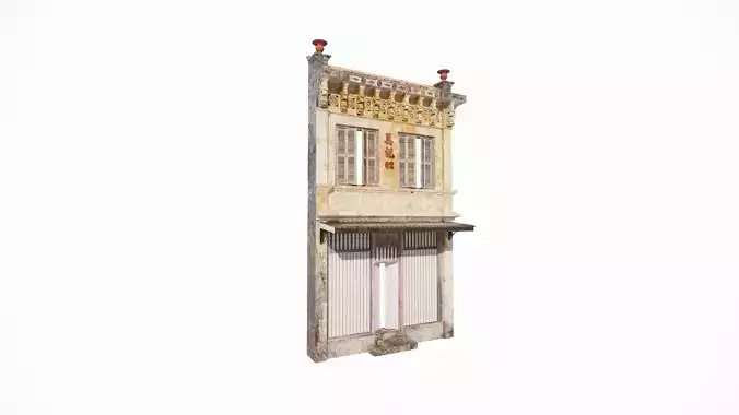 Traditional Hanoi Residence 3D Rendering 3D Printing