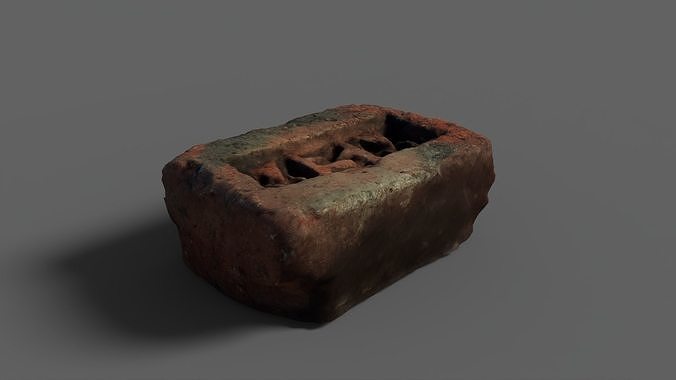 Brick 3D Scan Free low-poly 3D model