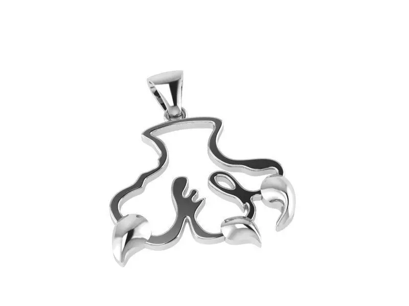 Paw Pendant 2012 3D print model