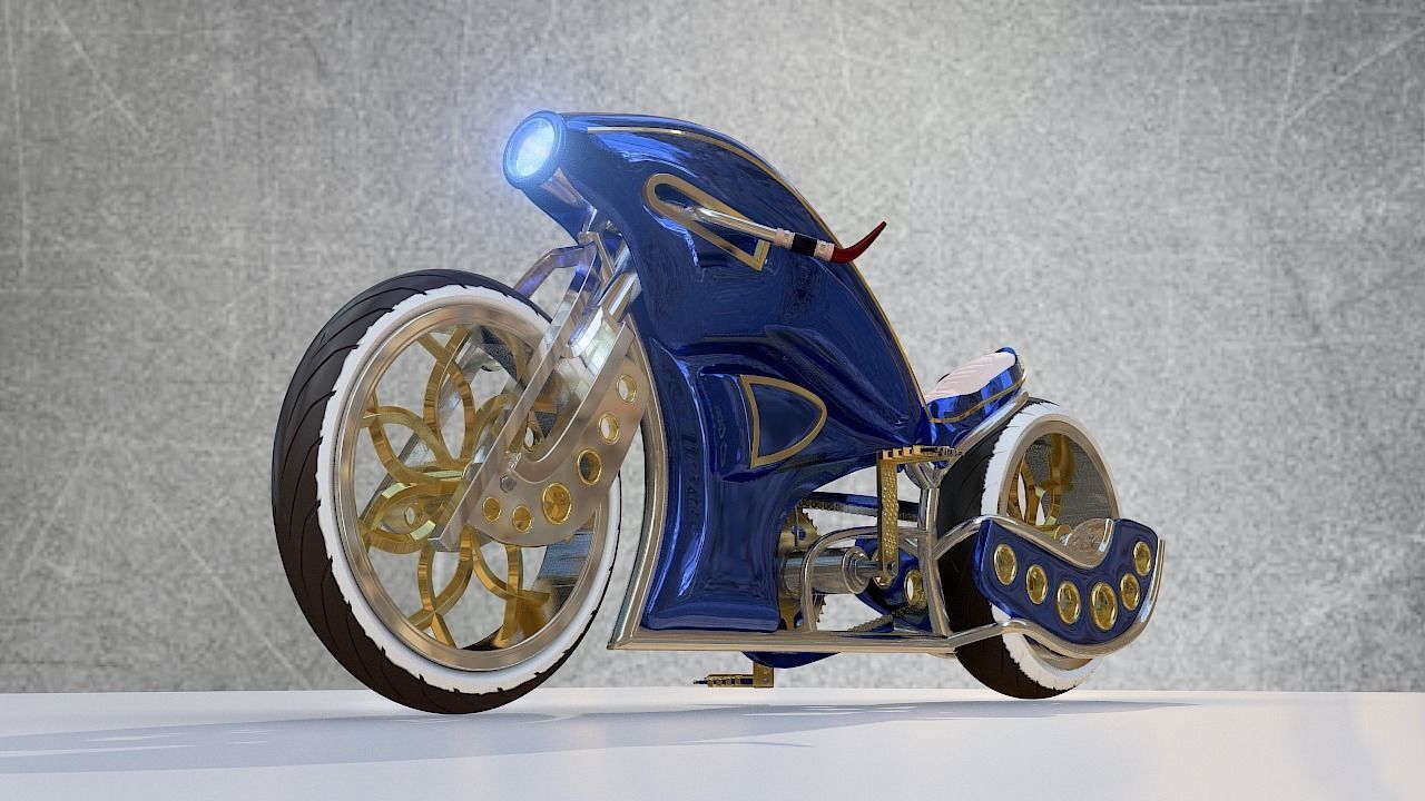 Concept bike 3D model_1