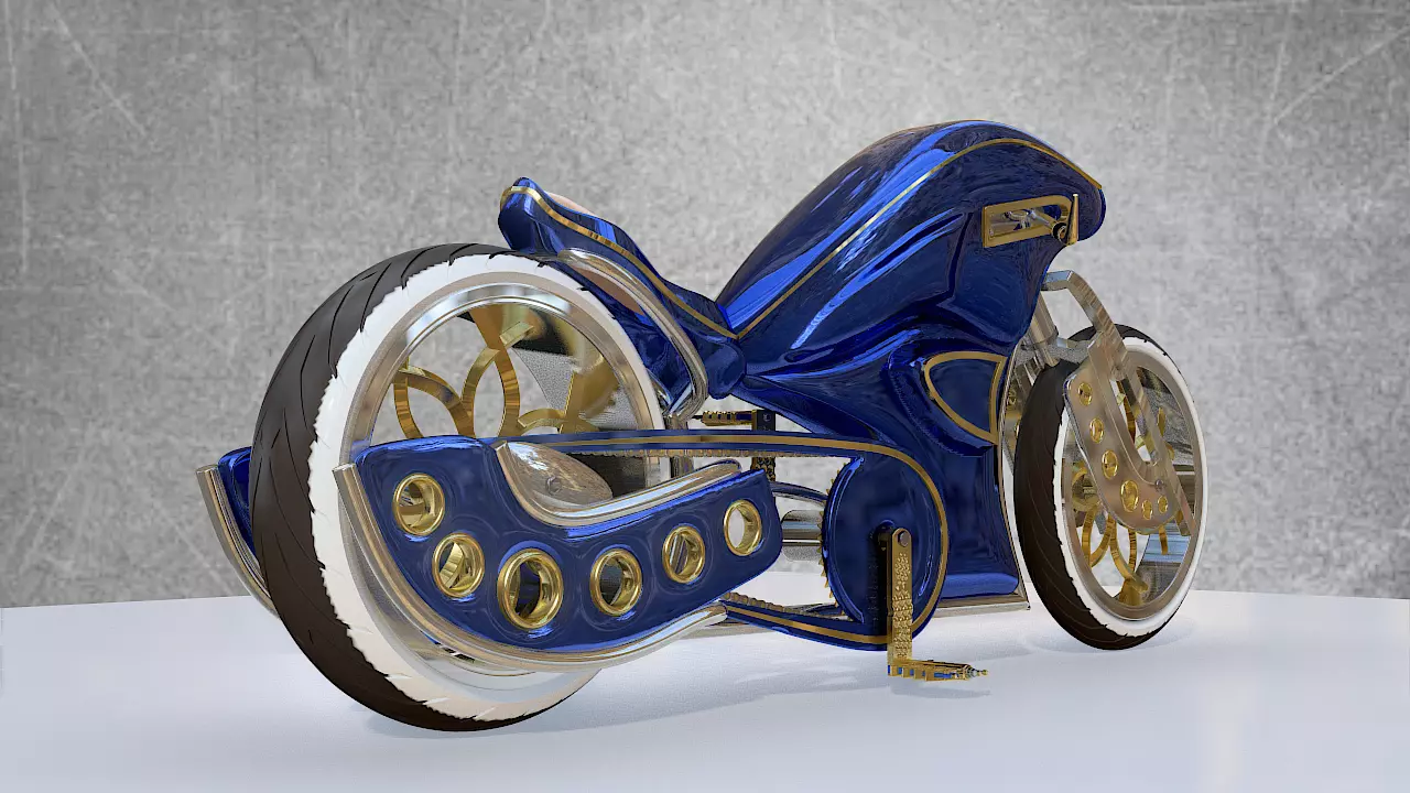 Concept bike 3D model_0