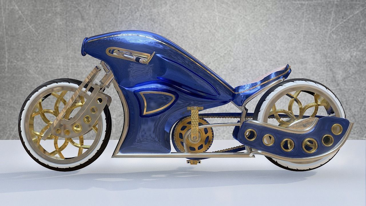 Concept bike 3D model_2
