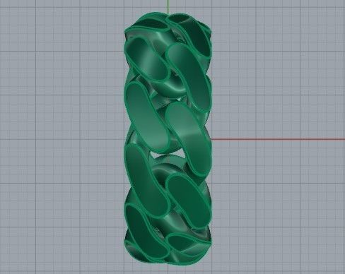 Cumin Chain Ring 2016 3D print model_7