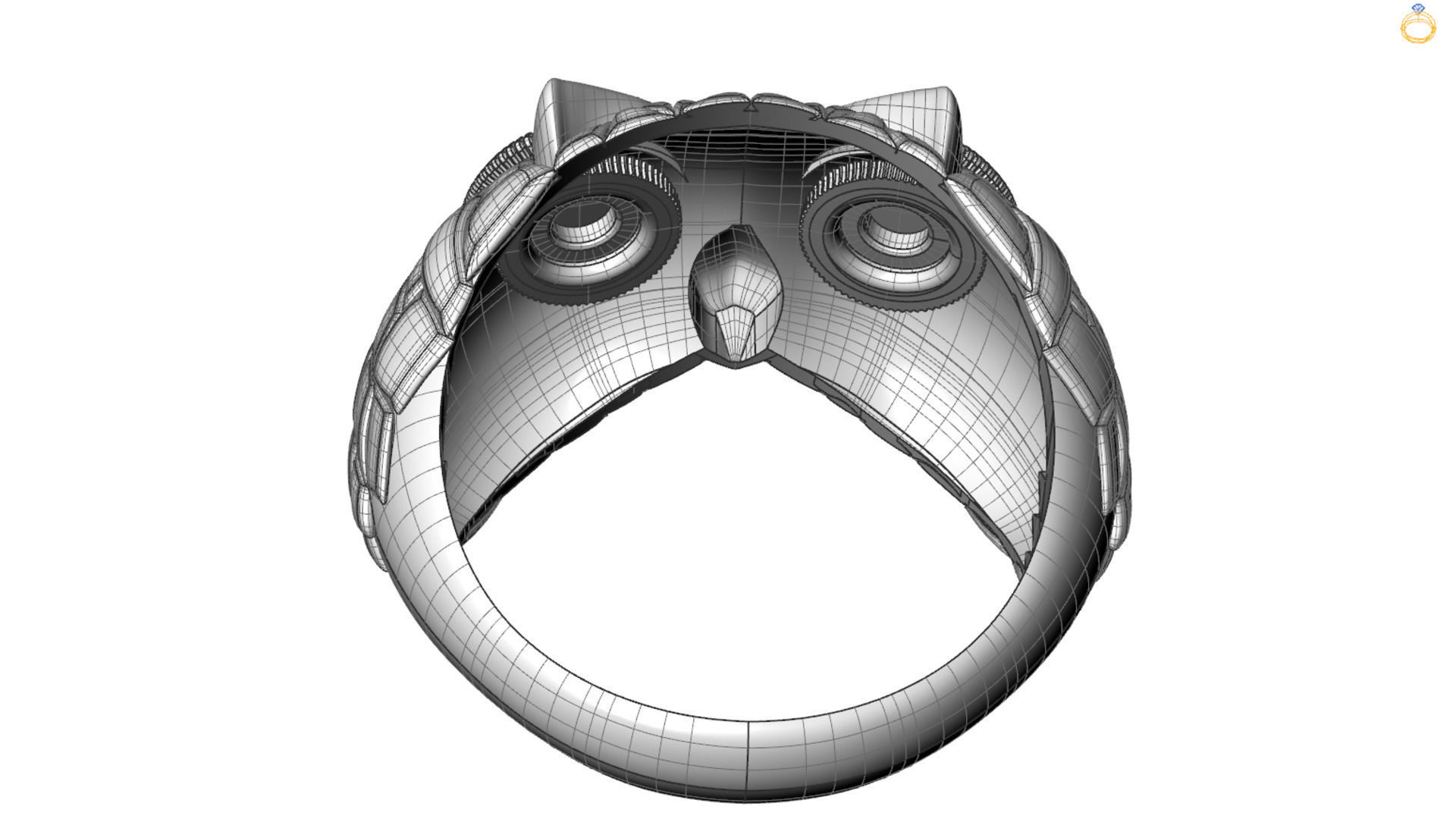 originality  3D print ring model  3D print model_7