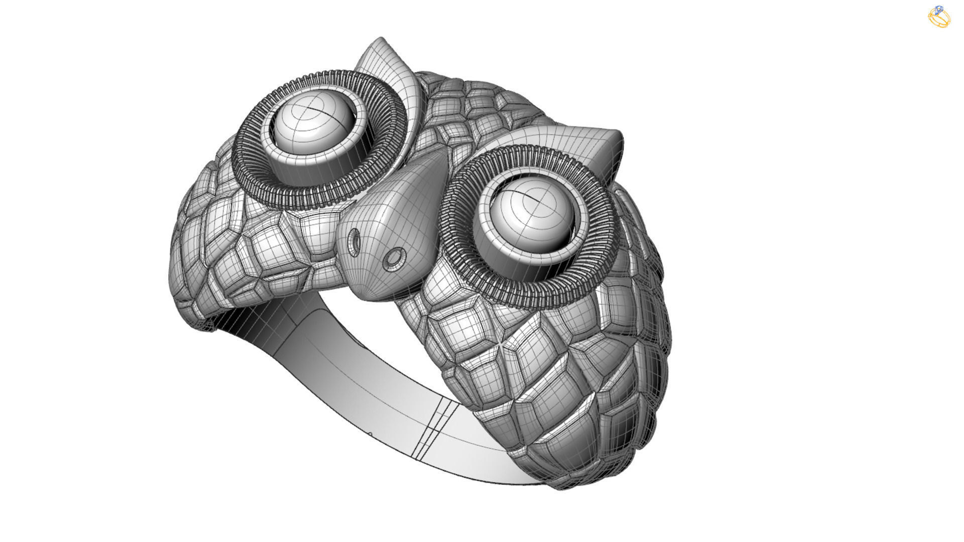 originality  3D print ring model  3D print model_6