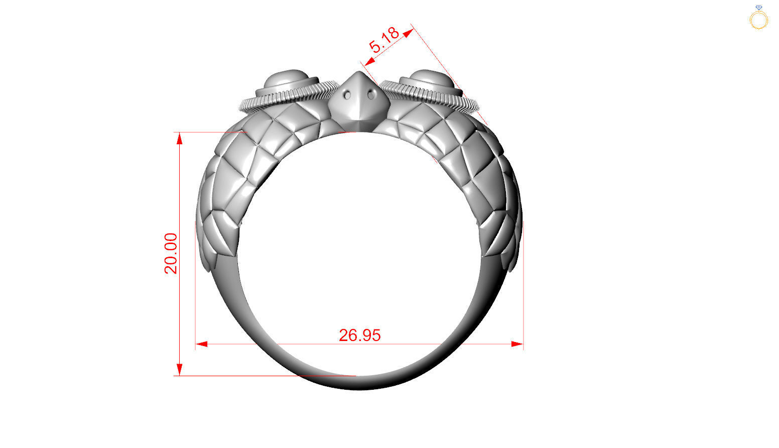 originality  3D print ring model  3D print model_9