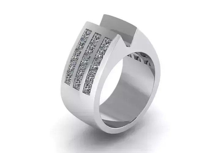 Princess Channel Setting Ring 2017