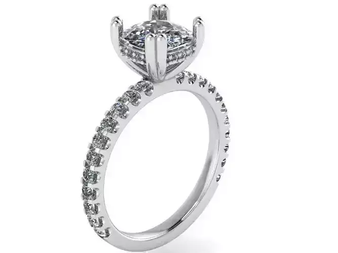 Cushion Diamond Ring 2019