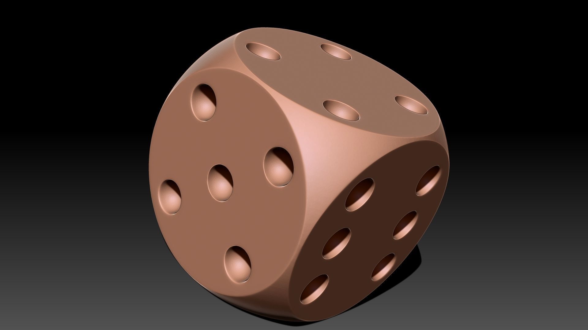 Dice for 3d print 3D print model_3