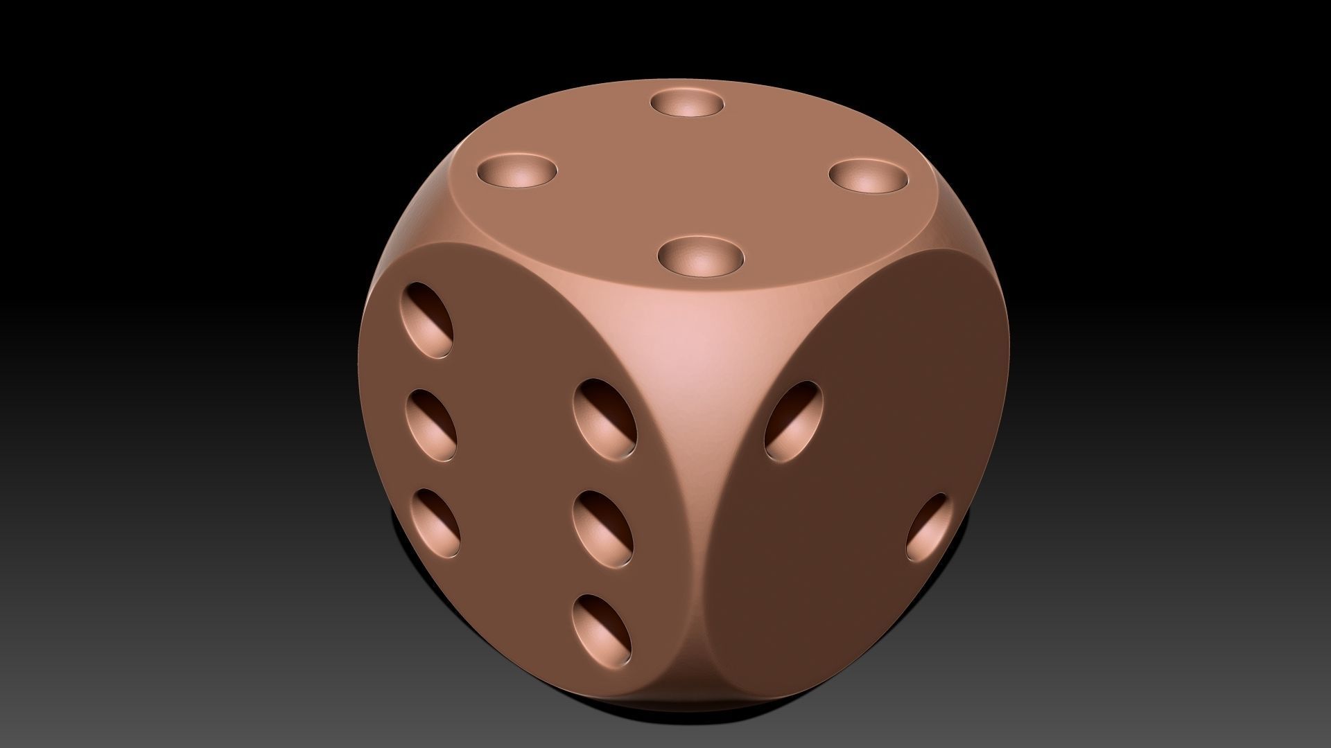 Dice for 3d print 3D print model_1