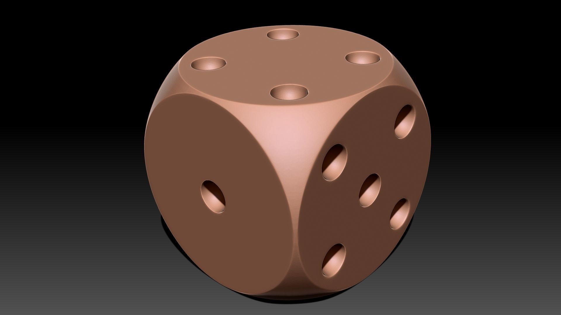 Dice for 3d print 3D print model_6