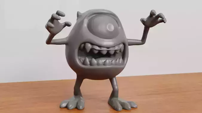 Mike Wazowski from Corporation of Monsters 3D print model