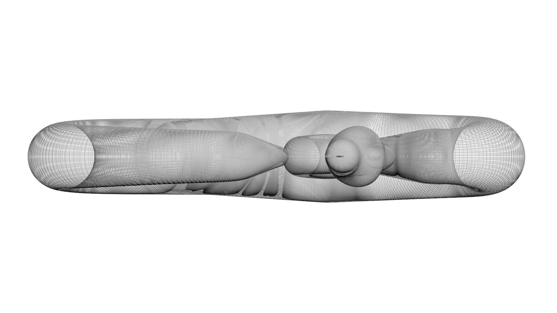 Axanthic Ball Python Snake 3D model_24