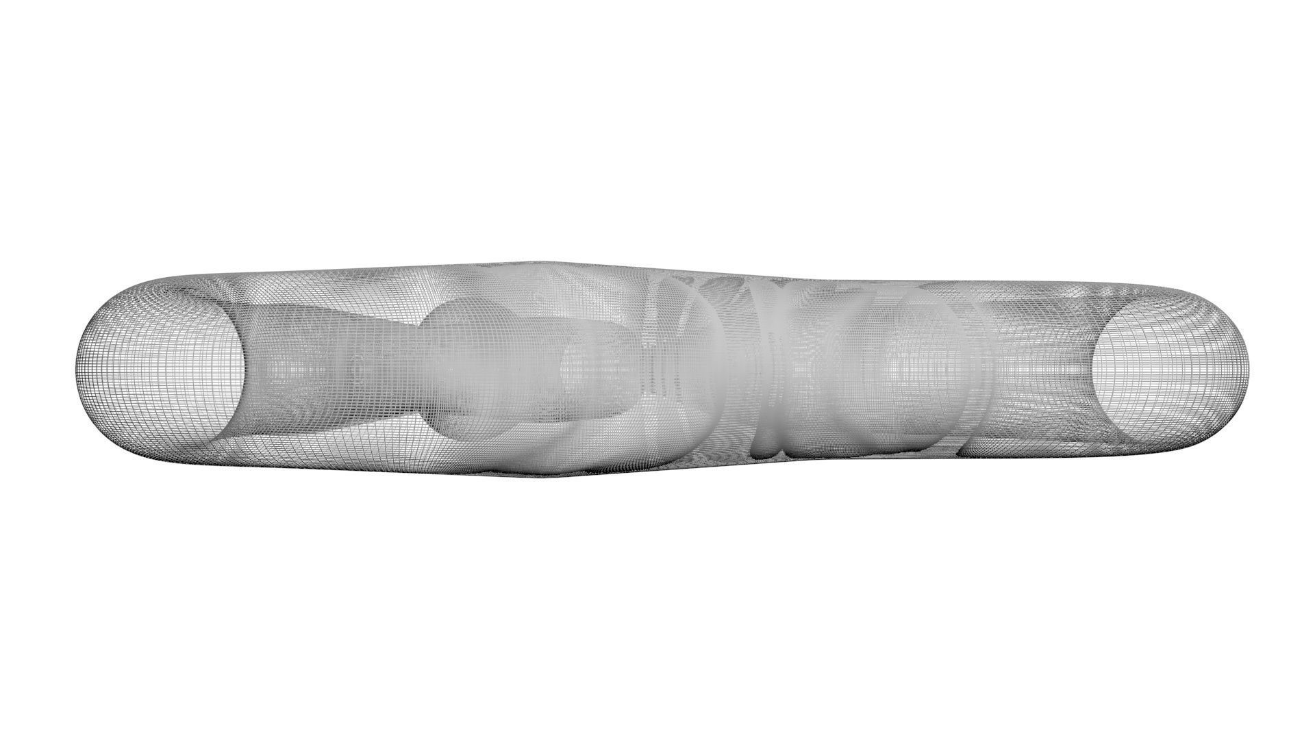Axanthic Ball Python Snake 3D model_27