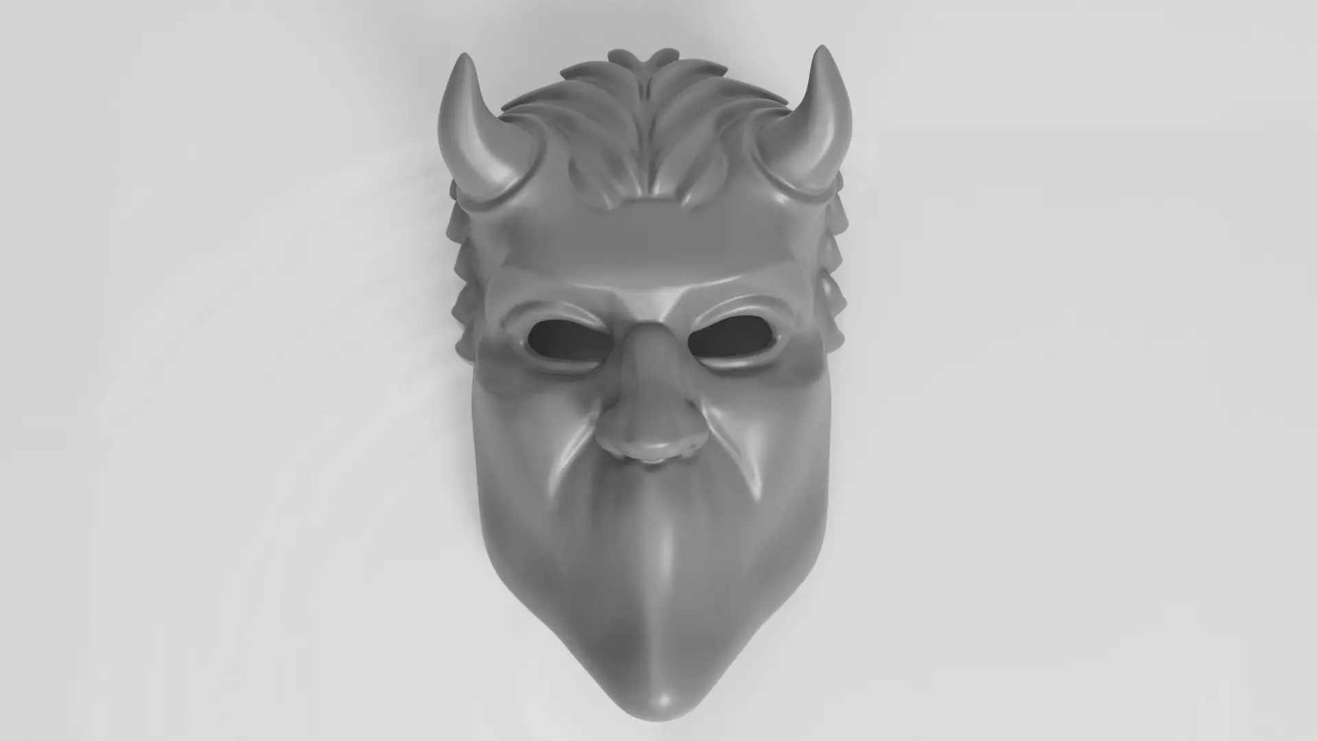 Ghost Nameless Ghoul Mask 3D print model_0