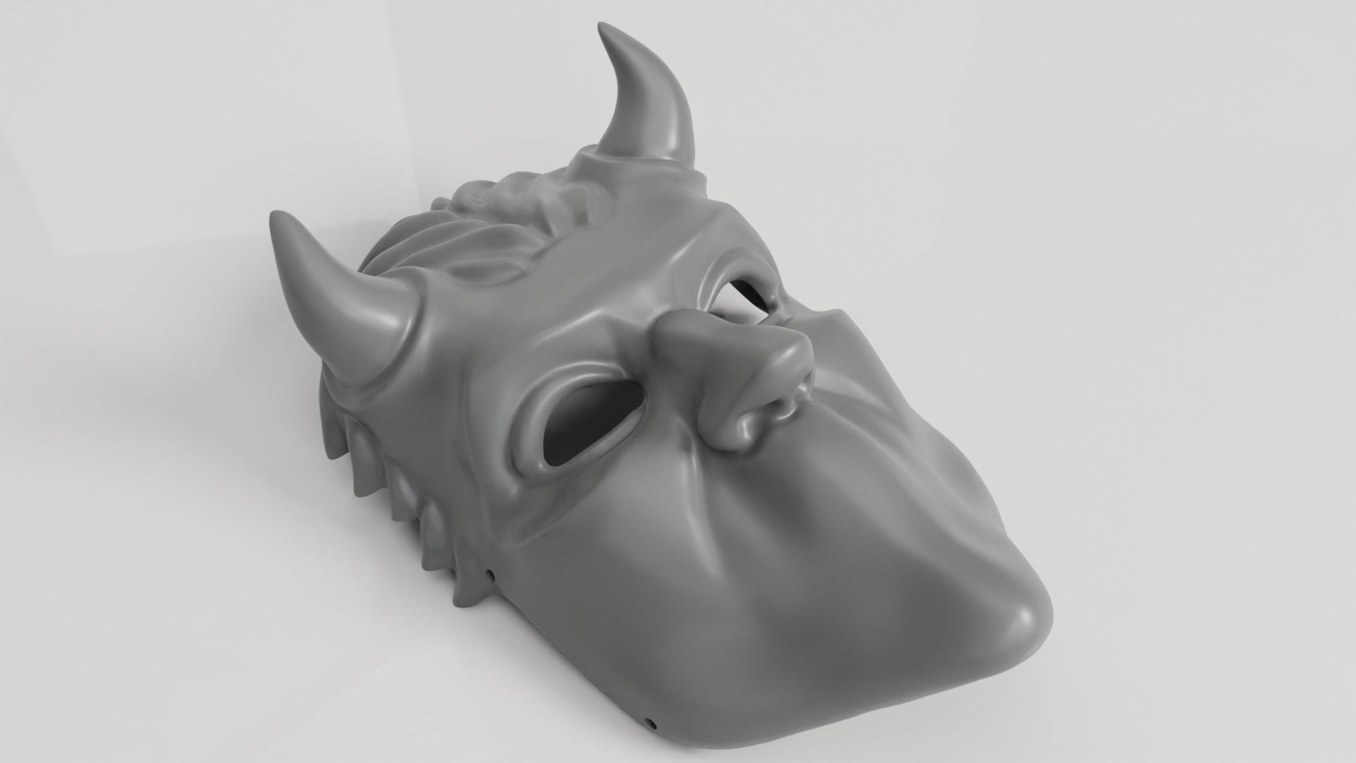 Ghost Nameless Ghoul Mask 3D print model_1
